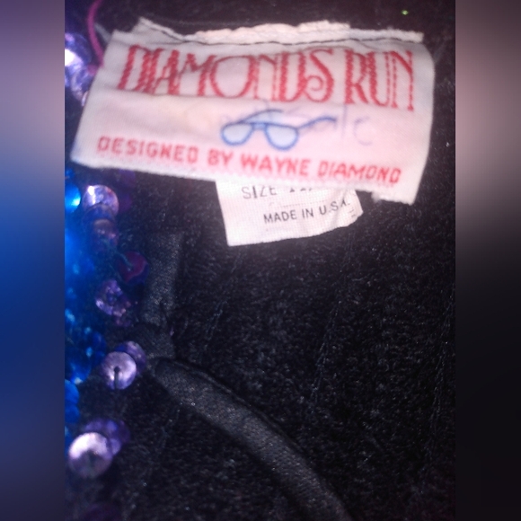 Vintage 70's Rainbow Beaded Jumpsuit Dress. - Picture 3 of 5